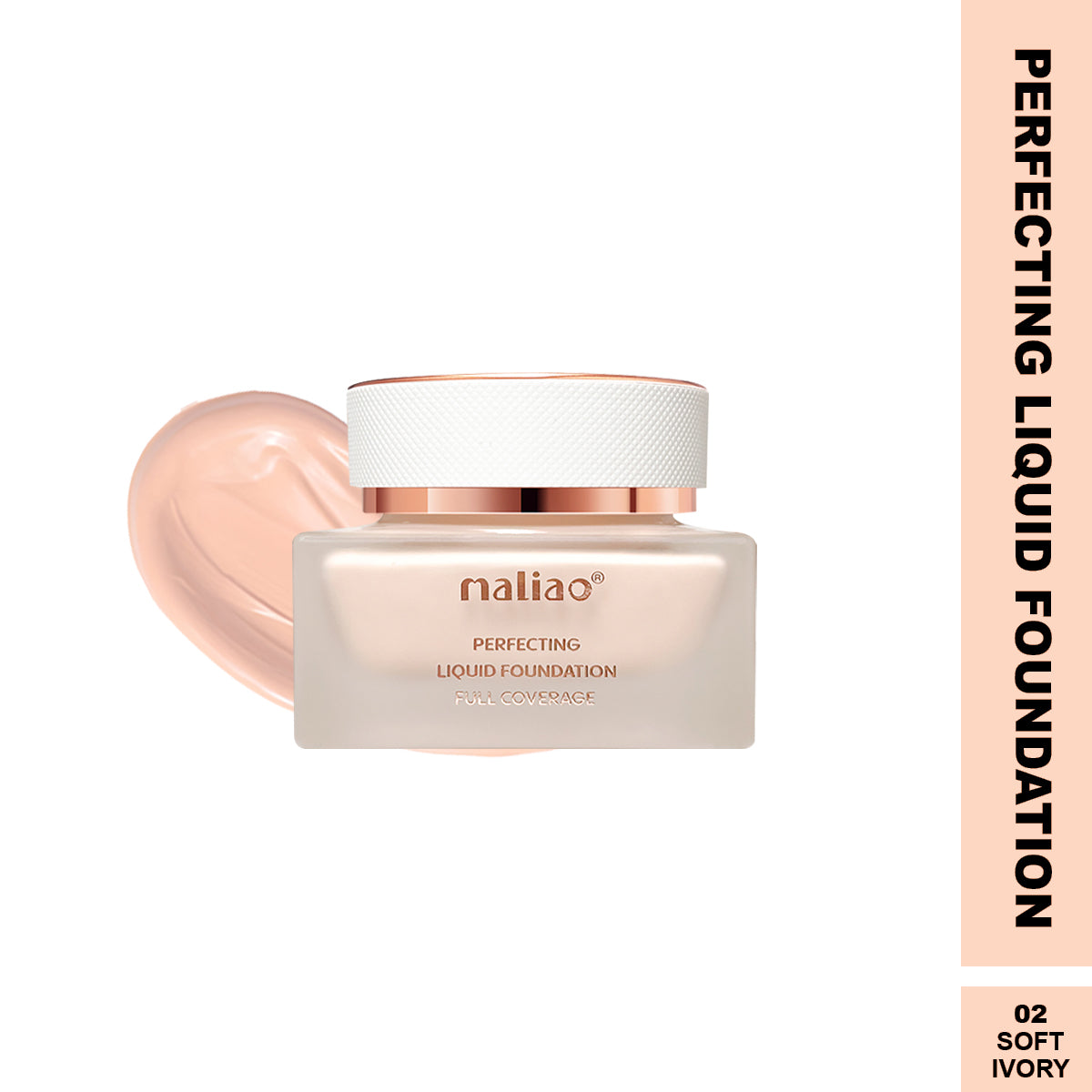 Maliao Perfect Liquid Foundation Full Coverage - Flawless Radiance